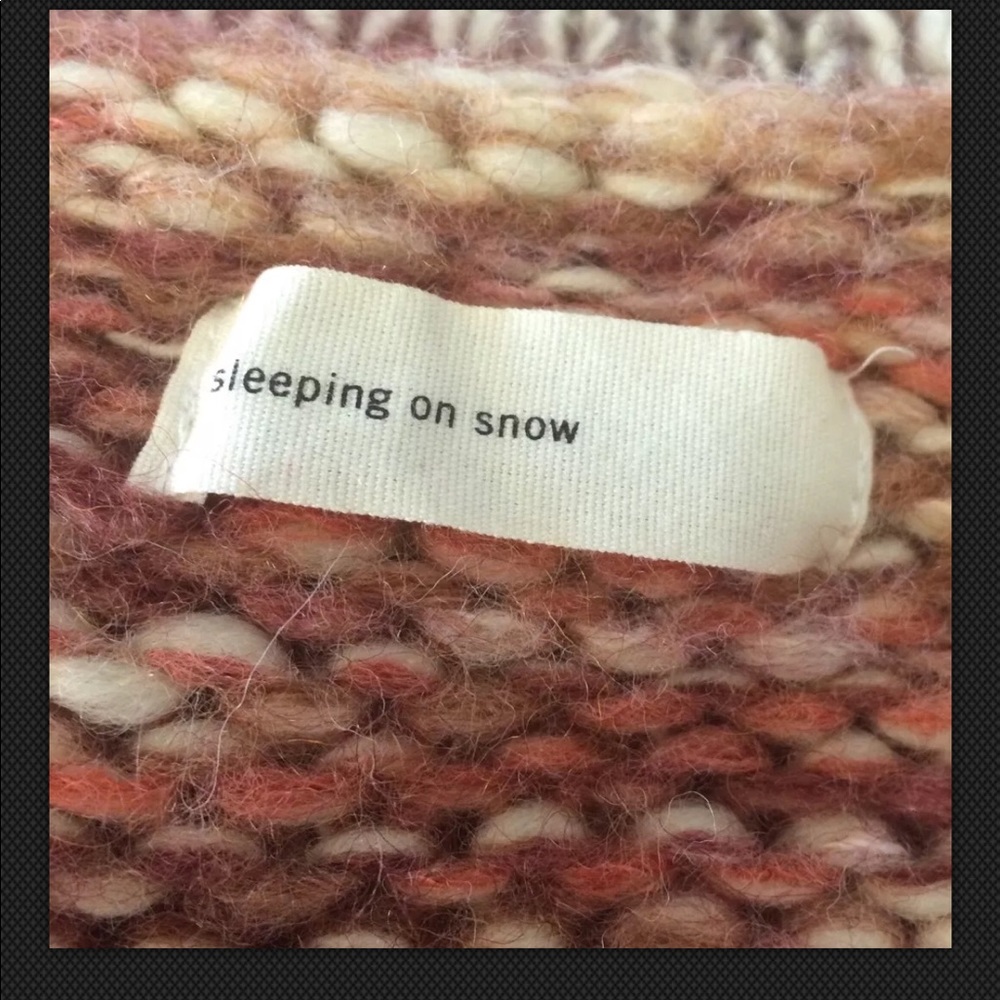 SLEEPING ON SNOW Anthropologie Marled Chunky Wool - Picture 6 of 8